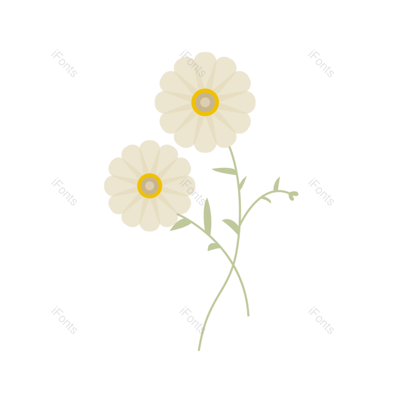 装饰图片,小花元素,春季PNG,矢量元素免抠素材